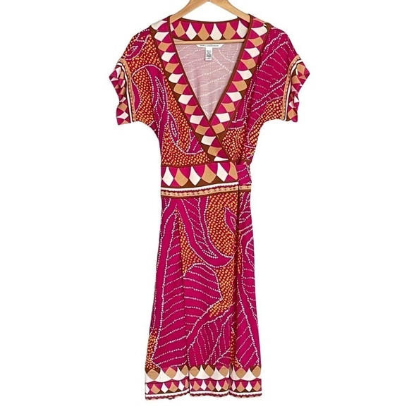 Diane Von Furstenberg Nalia Silk Jersey Wrap Dress - Picture 4 of 8